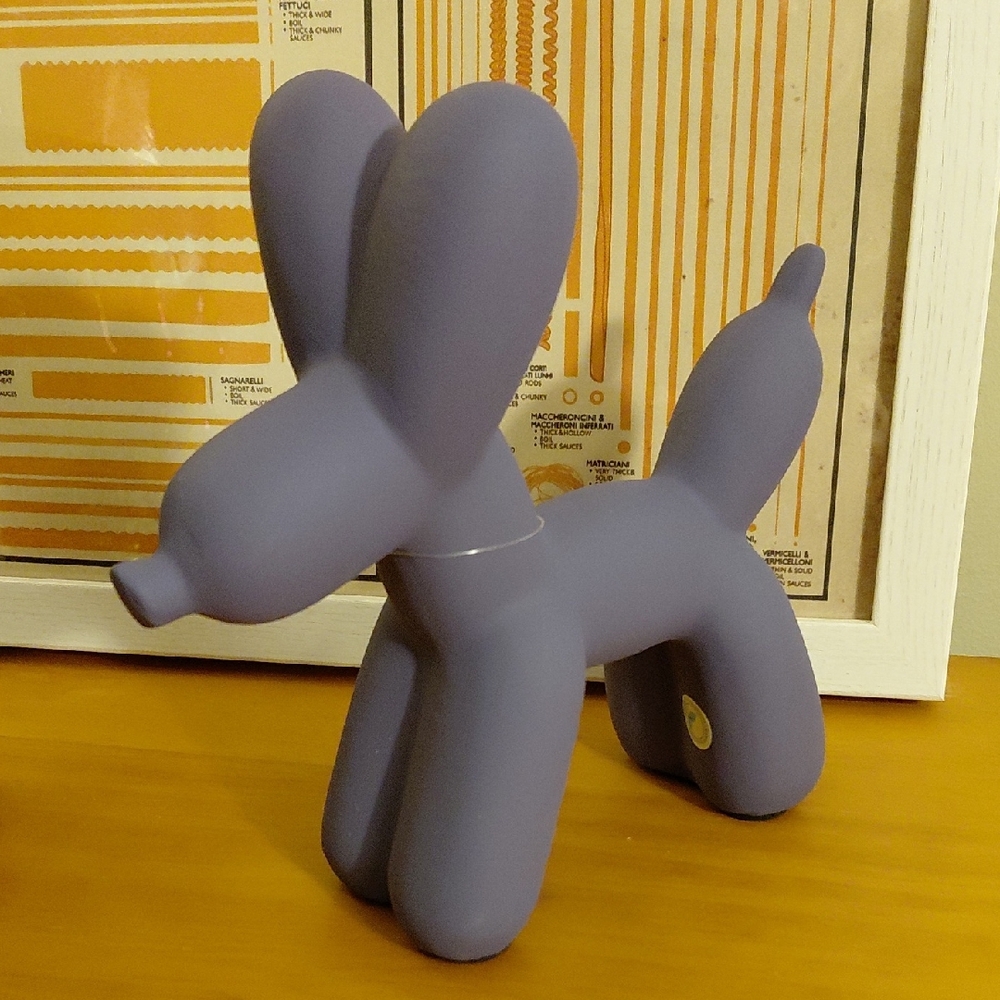 Purple Balloon Dog Figurine
